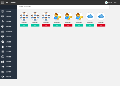 智慧工廠后臺(tái)系統(tǒng)原型